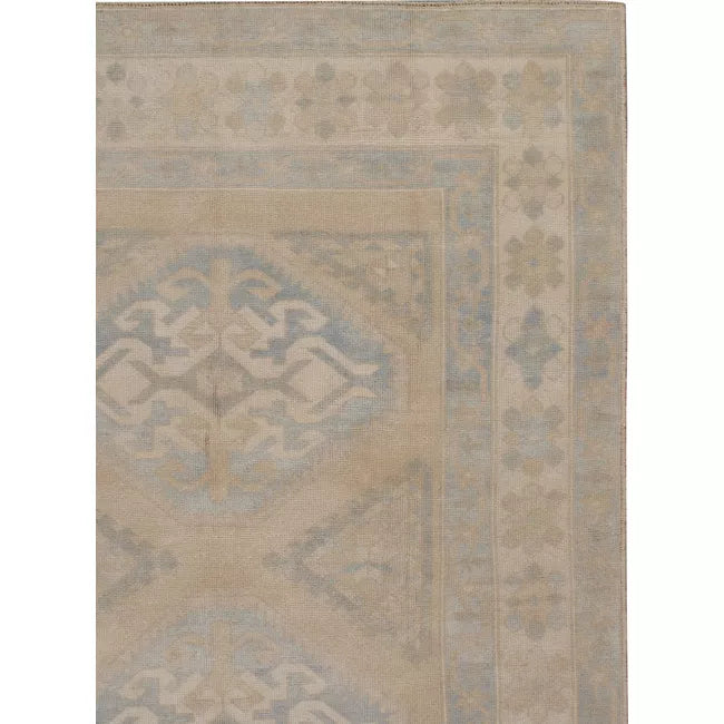 Vintage Turkish Oushak Rug 4'6" X 6'5"