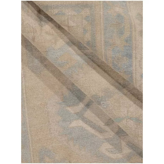 Vintage Turkish Oushak Rug 4'6" X 6'5"